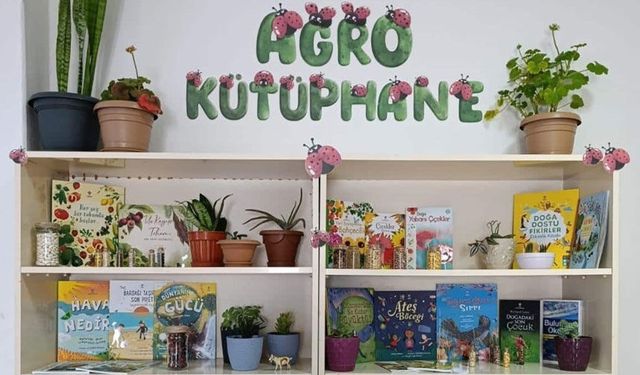 Aydıntepe’de öğrenciler için ’Agro Kütüphanesi’ oluşturuldu