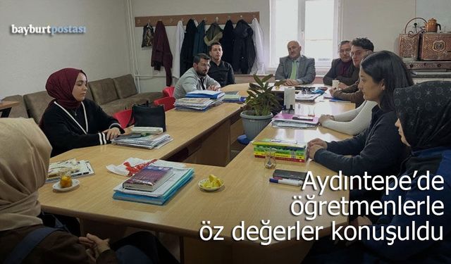 Aydıntepe’de öğretmenlerle öz değerler konuşuldu