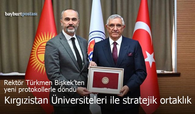 Bayburt Üniversitesi Bişkek’te Uluslararası Tanıtım Fuarına Katıldı