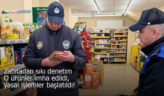 Bayburt Belediyesi’nden Marketlerde Etiket ve Hijyen Denetimi