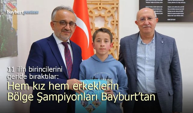 Genç Sada Yarışmasında Bayburt Rüzgarı: Emre Esastürk ve Meryem Alper Bölge Şampiyonu