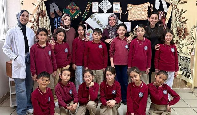 Aydıntepe’de öğrenciler kültürel mirası sanatla tanıdı