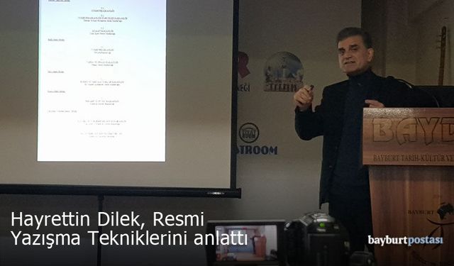 BAYDER’de Resmi Yazışma Esasları Anlatıldı