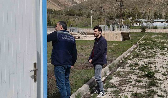 Bayburt’ta atık su arıtma tesisinde teknik inceleme yapıldı
