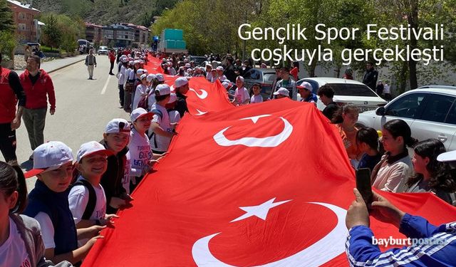 Bayburt’ta Gençlik Spor Festivali Coşkuyla Gerçekleşti