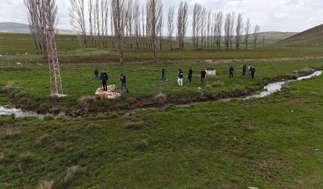 DSİ heyetinden Topraksu Göleti Sulaması sahasında incelemeler