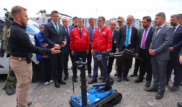 Bayburt’ta 23 afet grubunun katılımıyla deprem tatbikatı yapıldı
