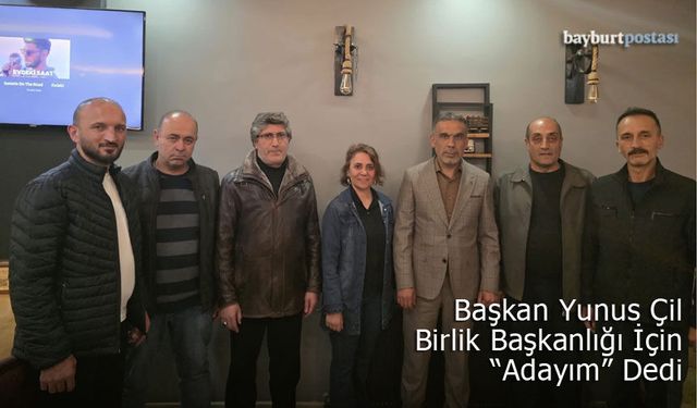 Yunus Çil, Bayburt Esnaf Odaları Birliği Başkanlığına Adaylığını Duyurdu