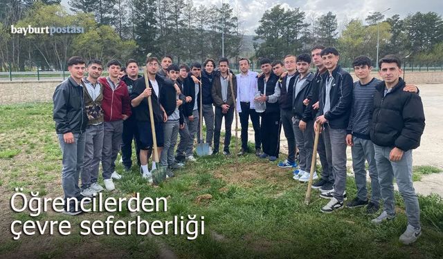 Bayburtlu Öğrencilerden Çevre Seferberliği