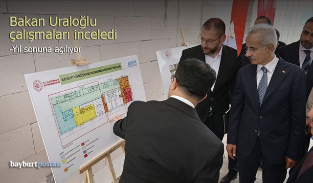 Bayburt-Gümüşhane Havalimanı yıl sonunda açılıyor: Bakan Uraloğlu çalışmaları inceledi