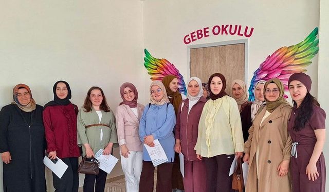 Bayburt’ta anne adaylarına sağlıklı gebelik eğitimi