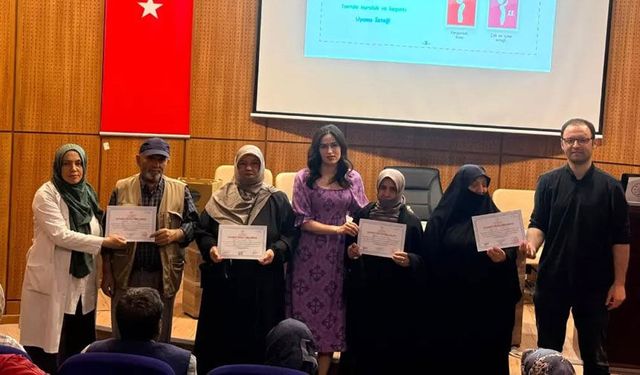 Bayburt’ta ’Diyabet Okulu’ eğitimleri tamamlandı