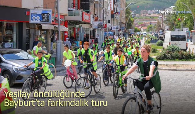 Yeşilay Koordinesinde Bayburt’ta Farkındalık Turu