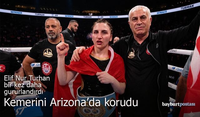 Bayburt'un gururu Elif Nur Turhan unvanını korudu, Gabriela Tellez ilk kez yenildi!