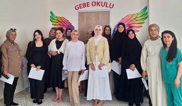 Bayburt’ta ‘Gebe Okulu’ eğitimleri sürüyor