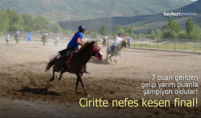 Ciritte nefes kesen final: 7 puan geriden gelip yarım puanla şampiyon oldular!
