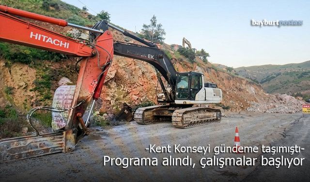 Bayburt Kent Konseyi istedi, programa alındı: O yol tamamlanacak