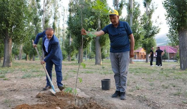 Bayburt’ta 15 Temmuz anısına yüzlerce fidan toprakla buluştu