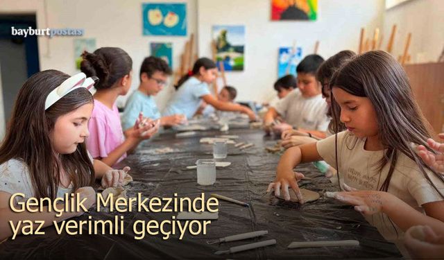 Bayburt Gençlik Merkezinde yaz verimli geçiyor