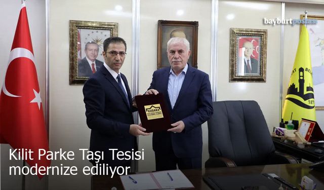 Bayburt Belediyesi Kilit Parke Taşı Tesisi modernize ediliyor