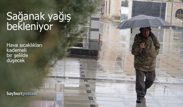 Bayburt ve çevresinde gök gürültülü sağanak bekleniyor