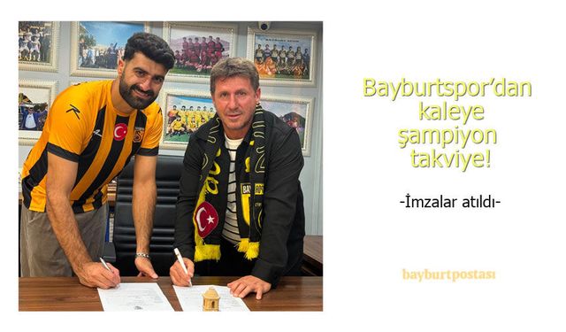 Bayburtspor’da Kale İsmail Cengiz’e Emanet