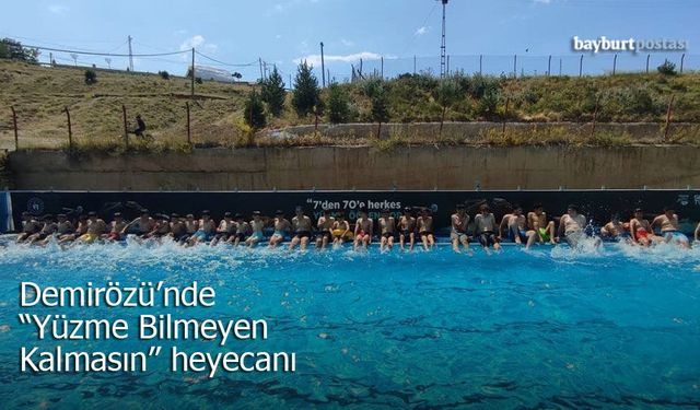 Demirözü’nde "Yüzme Bilmeyen Kalmasın" Heyecanı