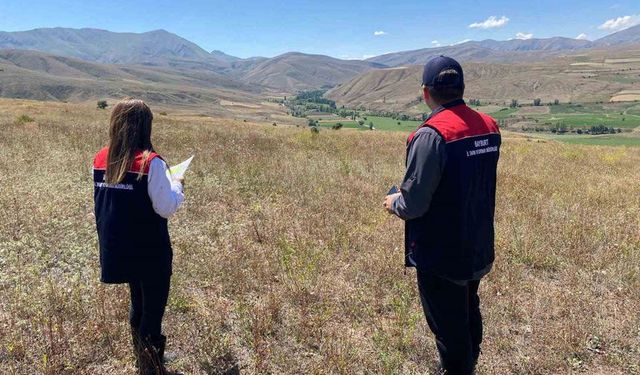 Bayburt’ta işlenmeyen tarım arazileri için saha çalışması sürüyor