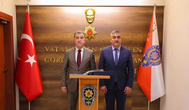 Vali Eldivan’dan Emniyet Müdürü Karaduman’a 'hayırlı olsun' ziyareti