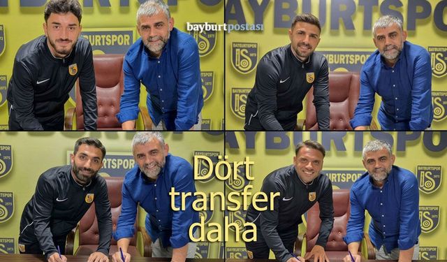 Bayburtspor kadrosunu 4 önemli isimle güçlendirdi