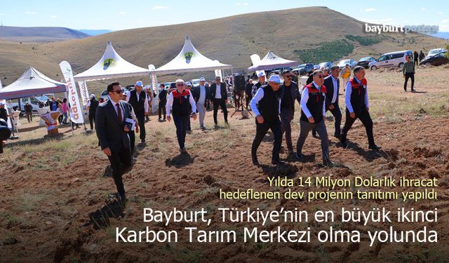 Bayburt, Türkiye’nin en büyük ikinci Karbon Tarımı Merkezi olma yolunda