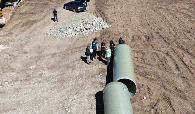 Bayburt’ta tarım arazilerini suya kavuşturacak projede son durum incelendi