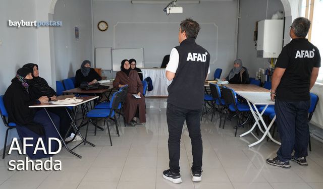 AFAD Sahada: Aydıntepe ve Köylerinde Farkındalık Çalışması