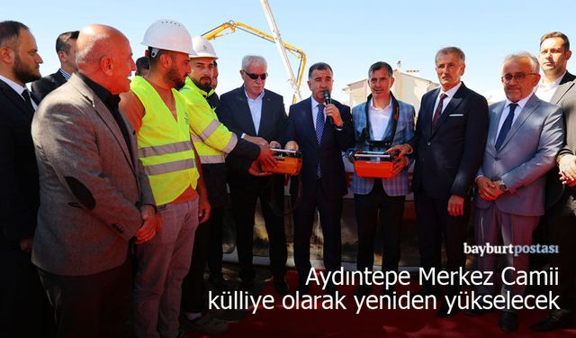 Aydıntepe Merkez Camii Külliye Olarak Yeniden Yükselecek