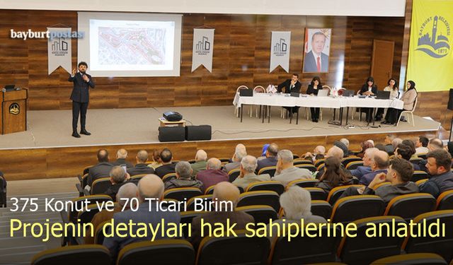 Tuzcuzade Mahallesi Kentsel Dönüşüm Projesi hak sahiplerine anlatıldı