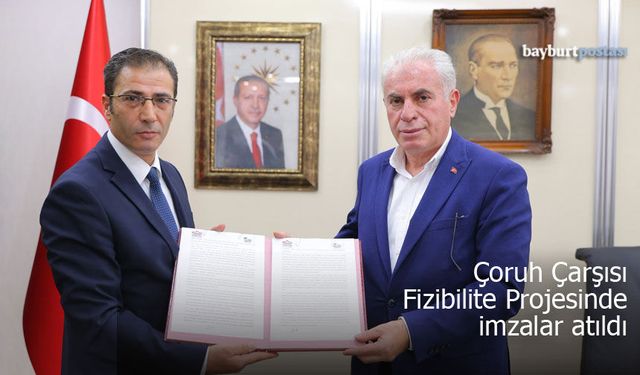 Çoruh Yöresel Ürünler Çarşısı Fizibilite Projesi İçin İmzalar Atıldı