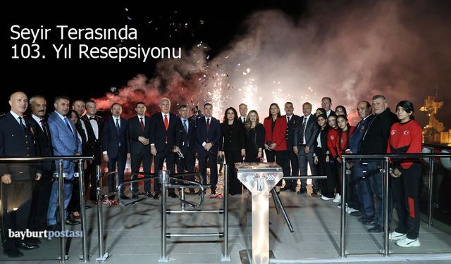Bayburt'ta 103. Yıl Resepsiyonu