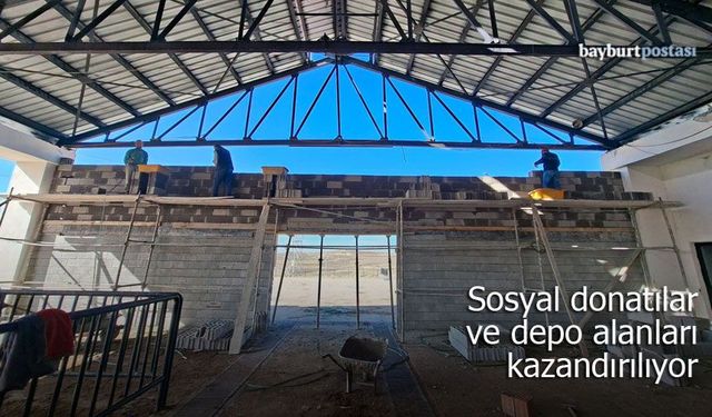 Bayburt Tarım Yerleşkesi’ne Yeni Sosyal Donatılar ve Depo Alanları
