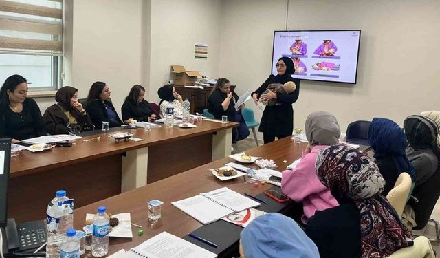 Bayburt Devlet Hastanesinde "Temel Yenidoğan Bakımı" Eğitimi