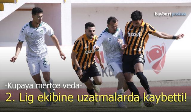 Kupaya mertçe veda: 2. Lig ekibine uzatmalarda kaybetti!