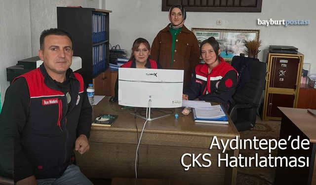 Aydıntepe İlçe Tarım Müdürlüğünden Çiftçilere ÇKS Hatırlatması