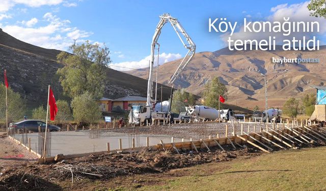 Ortaçimağıl Köy Konağı Temeli Atıldı