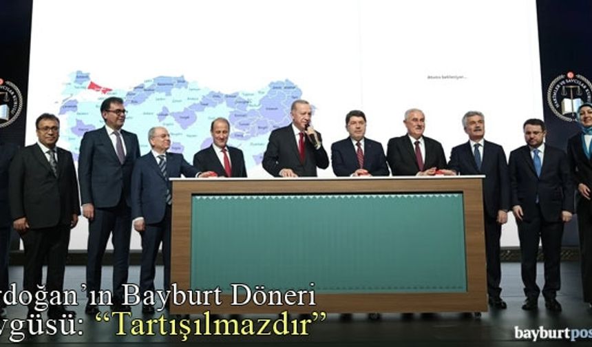 Cumhurbaşkanı Erdoğan'ın Bayburt Döneri övgüsü: "Tartışılmazdır"