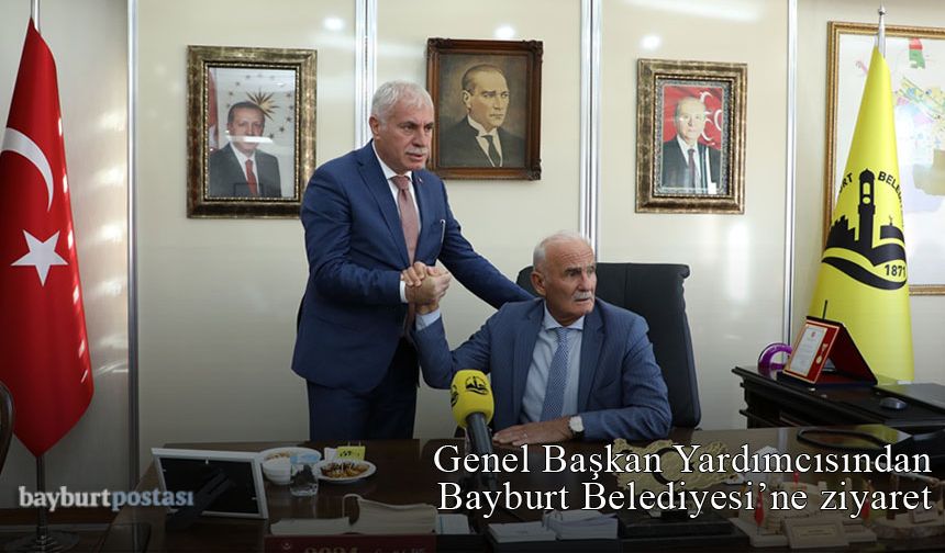 Genel Başkan Yardımcısı Yılmaz'dan Bayburt Belediyesi'ne ziyaret