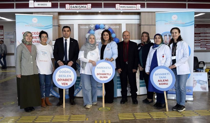 Bayburt'ta diyabet bilgilendirmesi