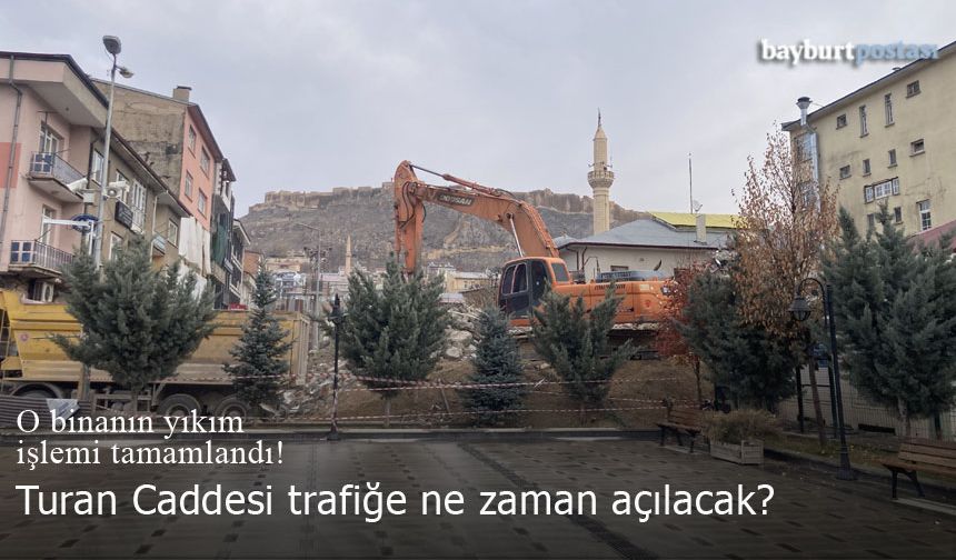 Turan Caddesi trafiğe ne zaman açılacak?