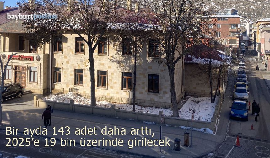 30 günde 143 adet daha arttı, 2025'e 19 bin üzerinde girilecek