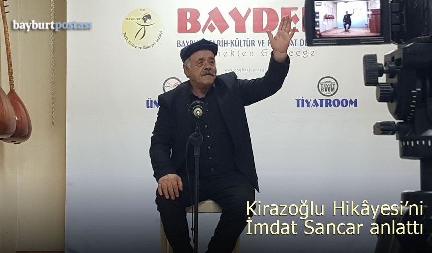 İmdat Sancar BAYDER'de 'Kirazoğlu Hikâyesi'ni anlattı