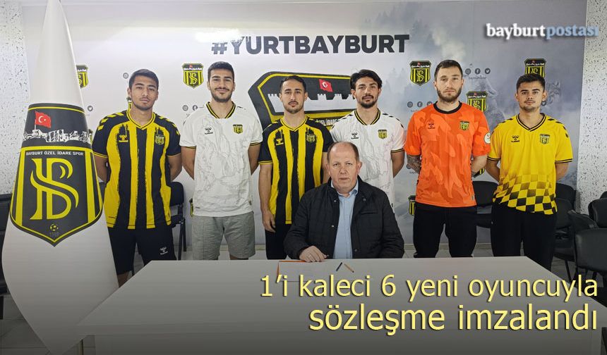 Bayburt Özel İdarespor 6 oyuncuyu renklerine bağladı