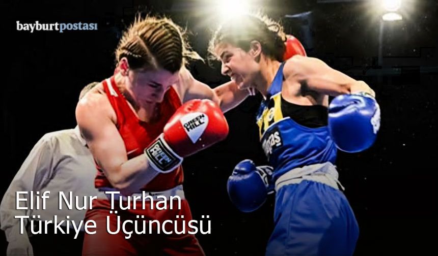 Tuğra Boks'tan Elif Nur Turhan Türkiye Üçüncüsü